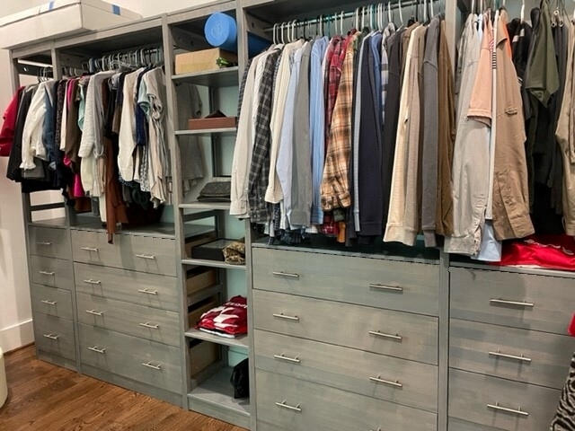 Solid Wood White Closet